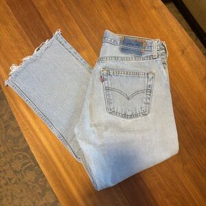 Levi's Light Blue Straight Leg Jeans